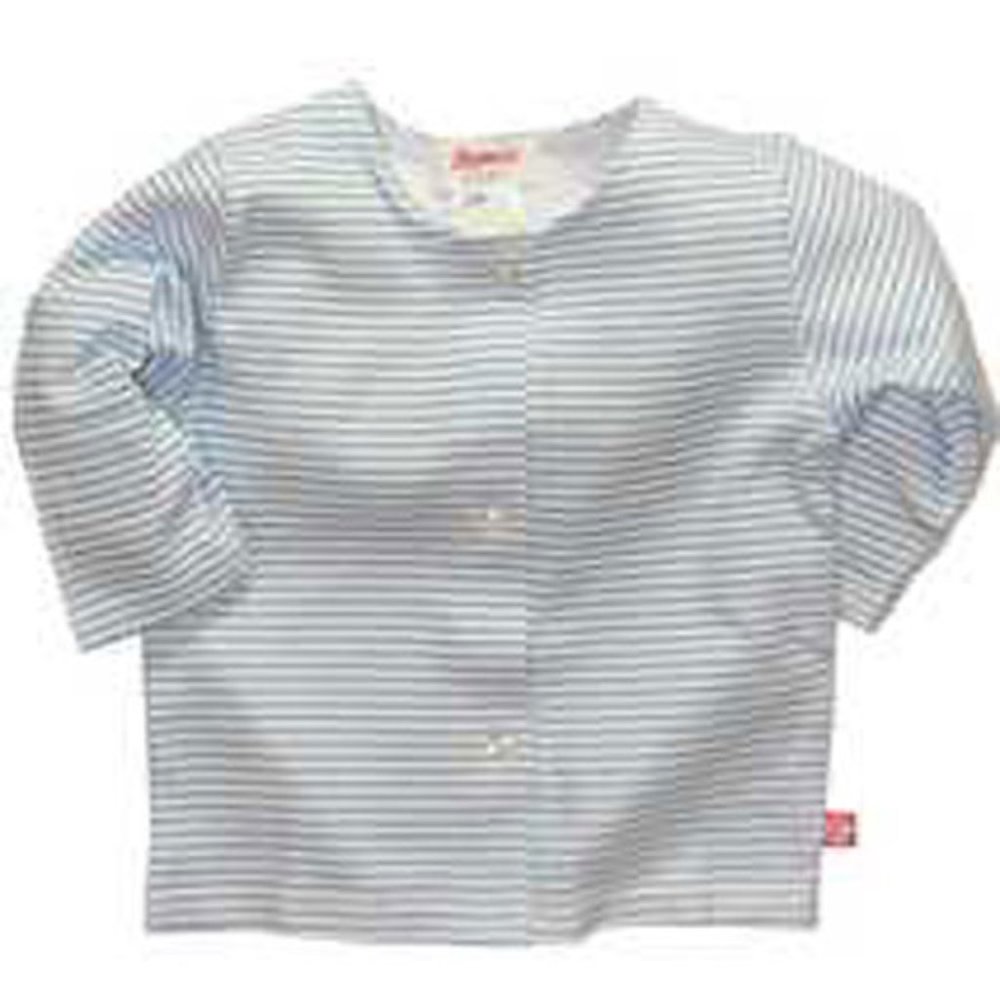 Zutano Chambray Candy Stripe Cardigan 6-12 mo